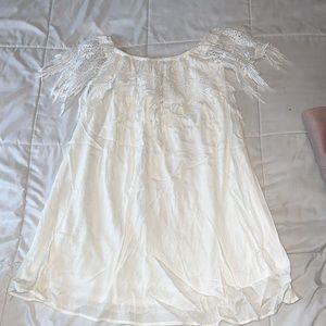 Off the shoulder lacy dress